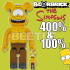 BEETLE BE@RBRICK SIMPSONS 辛普森 SIMPSONS CYCLOPS 獨眼巨人 100 400%