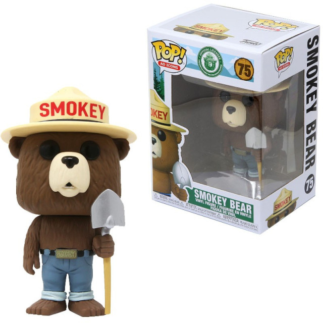 BEETLE FUNKO POP SMOKEY THE BEAR 護林熊 拿鏟子 AD ICONS 75 美國森林服務局