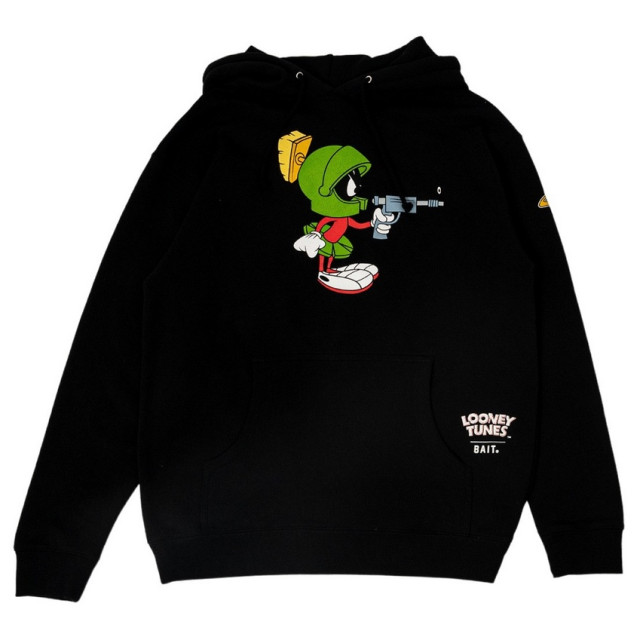 BEETLE BAIT 馬文 怪物奇兵 MARVIN THE MARTIAN LOGO HOODY 帽踢 帽T 黑色