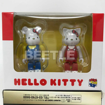 BEETLE BE@RBRICK HELLO KITTY 三麗鷗 兩入 BEARBRICK 庫柏力克熊 100%