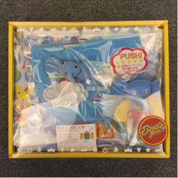 BEETLE RUB A DUB DUB 新生兒禮盒 藍色 大象款 ANANO CAFE 彌月禮盒組 日本製