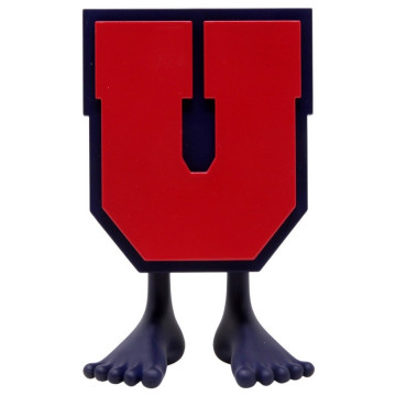 BEETLE KOKIES X BAIT X UNDEFEATED U-MAN 大腳ㄚ RED 紅色 公仔