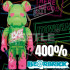 BEETLE BE@RBRICK EXIT 日本 潮牌 ENTRANCE 庫柏力克熊 BEARBRICK 400%
