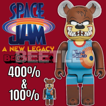 BEETLE BE@RBRICK 塔斯魔鬼 怪物奇兵 SPACEJAM TASMANIAN DEVIL 100 400%