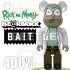 BEETLE BE@RBRICK BAIT RICK AND MORTY 瑞克 BEARBRICK 庫柏力克熊 400%