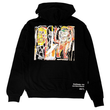 BEETLE BAIT BASQUIAT 巴斯奇亞 DUST HEADS HOODY 帽踢 帽T 黑色