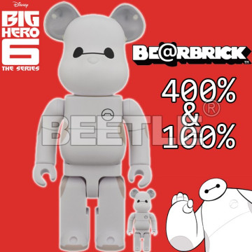 BEETLE BE@RBRICK BAYMAX 杯麵 大英雄天團 迪士尼 DISNEY  100 400%