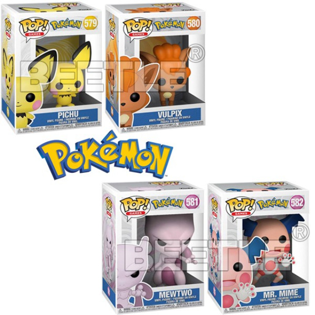 BEETLE FUNKO POP POKEMON 神奇寶貝 寶可夢 皮丘 六尾 吸盤魔偶 超夢 MR.MIME 魔牆人偶