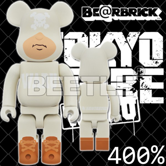 BEETLE BE@RBRICK SANTASTIC TOKYO TRIBE WARU WHITE 井上三太 400%