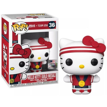 BEETLE FUNKO POP SANRIO HELLO KITTY 凱蒂貓 GOLD MEDAL 金牌 USA 美國