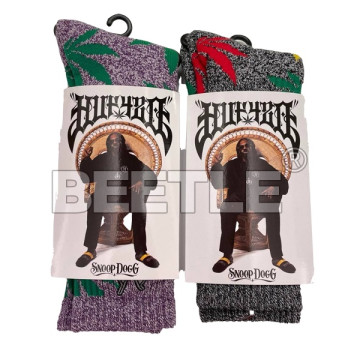 BEETLE HUF SNOOP DOGG PLANTLIFE CREW SOCKS 長襪 中筒襪 襪子 大麻襪 F