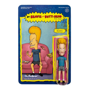 BEETLE SUPER7 癟四與大頭蛋 BEAVIS BUTT-HEAD 癟四 REACTION 公仔 吊卡