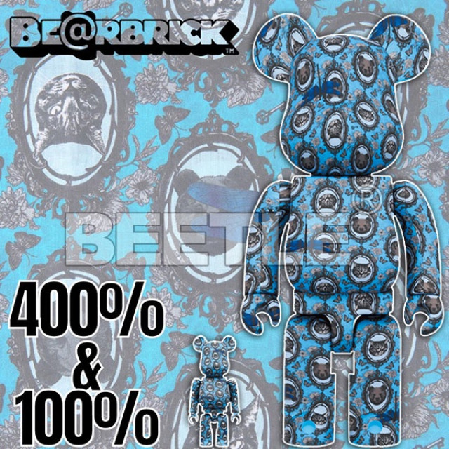 BEETLE BE@RBRICK ROBE JAPONICA MIRROR 日本 浴衣 聯名 品牌 100 400%