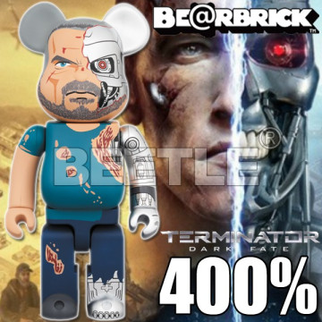 BEETLE BE@RBRICK 魔鬼終結者 黑暗宿命 TERMINATOR T-800 阿諾 庫柏力克熊 400%