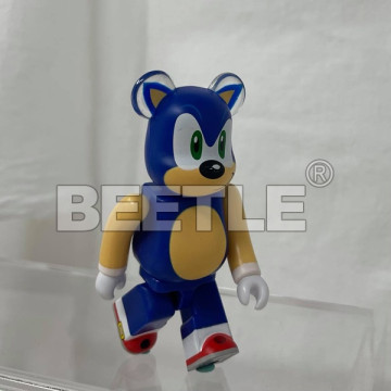 BEETLE BE@RBRICK 23代 S23 盒抽 音速小子 SONIC SEGA 庫柏力克熊 100%