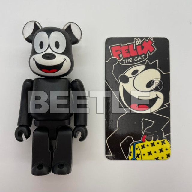 BEETLE BE@RBRICK 菲力貓 FELIX THE CAT S24 24代 BEARBRICK 100%