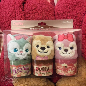 BEETLE 現貨 DISNEY 迪士尼 DUFFY 2017情人節 樂園限定 達菲 雪莉玫 畫家貓 造型 手帕 方巾