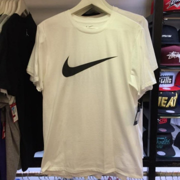 BEETLE NIKE CHEST SWOOSH 白黑 黑白 白底 黑 大LOGO 復古 短T  經典 TEE