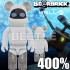BEETLE BE@RBRICK 迪士尼 DISNEY WALL-E EVE 伊芙 瓦力 BEARBRICK 400%