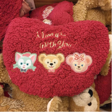 BEETLE 現貨 DISNEY 迪士尼 DUFFY 2017情人節 樂園限定 達菲 雪莉玫 畫家貓 愛心 收納 毛毯