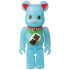 BEETLE BE@RBRICK 33代 S33 招き猫 招財貓 開運招福 夜光 藍色 青夜光 100%