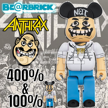 BEETLE BE@RBRICK ANTHRAX NOTMAN 日本 樂團 庫柏力克熊 100 400%