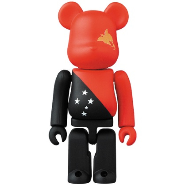 BEETLE BE@RBRICK FLAG 巴布亞紐幾內亞 國旗 庫柏力克熊 39代 S39 100%