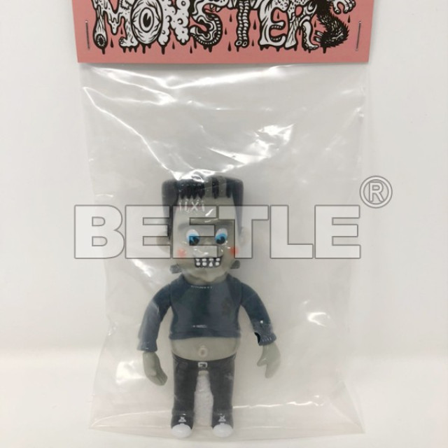 BEETLE HEADLOCKSTUDIO KUSTOM KNUCKLE MONSTERS 灰深藍 小隻 科學怪人 軟膠