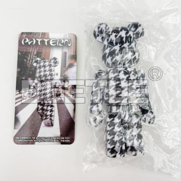 BEETLE BE@RBRICK 千鳥 36 盒抽 千鳥格 PATTERN BEARBRICK 庫柏力克熊 100%