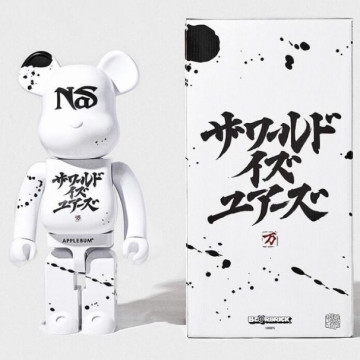 BEETLE BE@RBRICK NAS APPLEBUM WHITE 日本 潮牌 NS 1000%