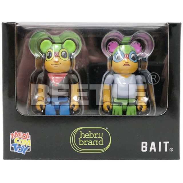 BEETLE BE@RBRICK HEBRU BRANTLY & LIL MAMA 2入 組合 NYCC 限定 100%