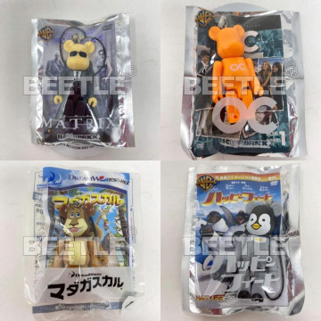 BEETLE BE@RBRICK PEPSI 百事可樂 華納 電影 馬達加斯加 蝙蝠俠 庫柏力克熊 吊飾 70%