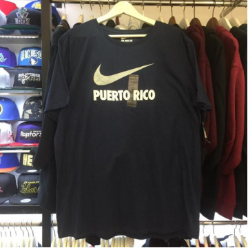 BEETLE 現貨 NIKE PUERTO RICO 大勾 深藍 灰 波多黎各 城市T 812766-419