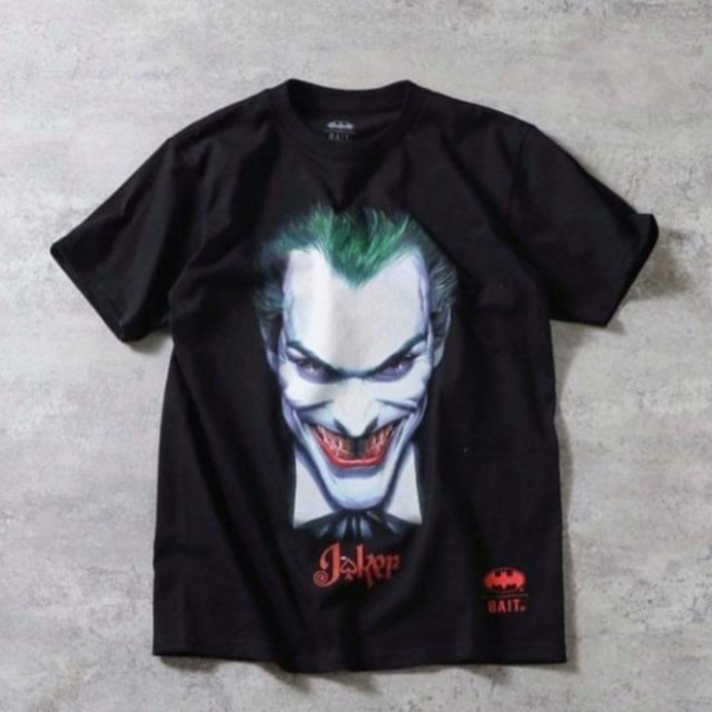 BEETLE BAIT BATMAN 小丑 JOKER MEN FACE 重磅 短袖 蝙蝠俠 黑色 TEE