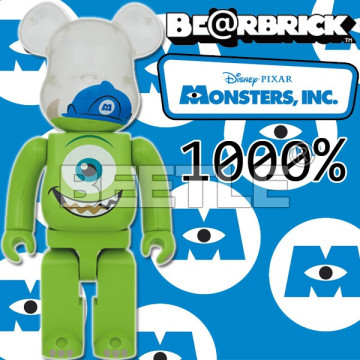 BEETLE BE@RBRICK 大眼仔 MIKE DISNEY 怪獸電力公司 怪獸大學 BEARBRICK 1000%