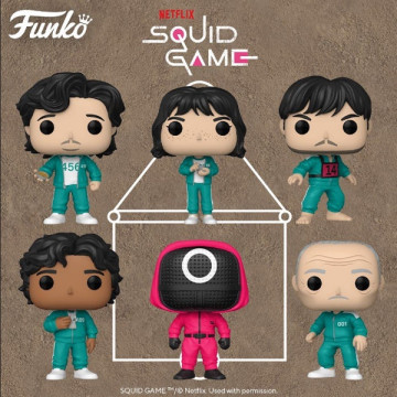 BEETLE FUNKO POP 魷魚遊戲 SQUID GAME NETFLIX 成奇勳 姜曉 曹尚佑 吳一男 紅衣人