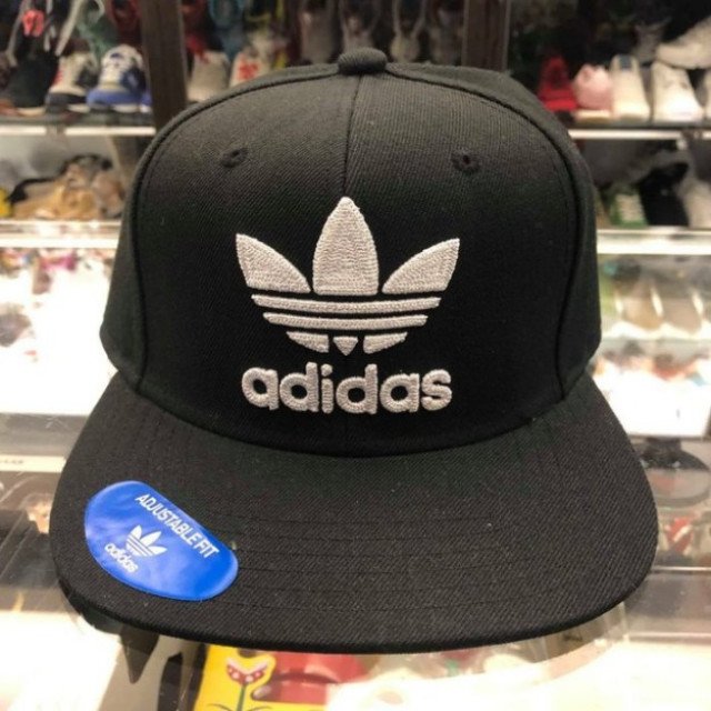 BEETLE ADIDAS ORIGINALS 經典 LOGO 黑白 後扣棒球帽 貝克漢 SNAPBACK