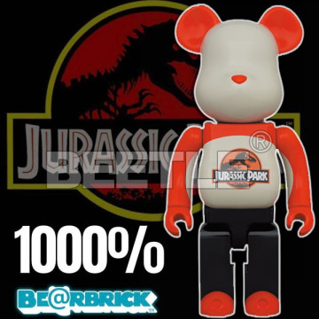 BEETLE BE@RBRICK JURASSIC PARK 侏儸紀公園 恐龍 電影 庫柏力克熊 1000%