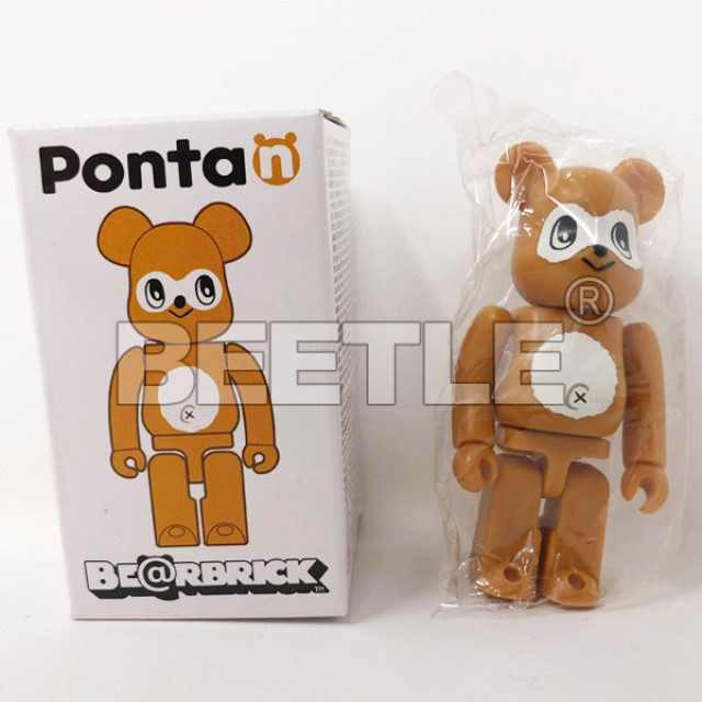 BEETLE BE@RBRICK BEARBRICK PONTA 吉祥物 狸貓 庫柏力克熊 100%