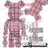 BEETLE BE@RBRICK HAVE A GOOD TIME 庫柏力克熊 紅 BEARBRICK 100 400%
