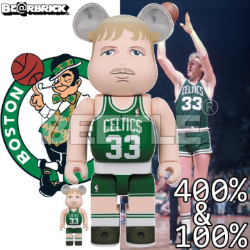 BEETLE BE@RBRICK NBA LEGENDS LARRY BIRD 大鳥 柏德 庫柏力克熊 100 400%