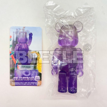 BEETLE BE@RBRICK 紫色 漸層 果凍 JELLYBEAN 庫柏力克熊 S27 27代 100%
