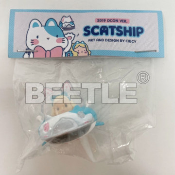 BEETLE DCON 2019 喵船 SCATSHIP LIMITED EDITION CIECY 限定 公仔