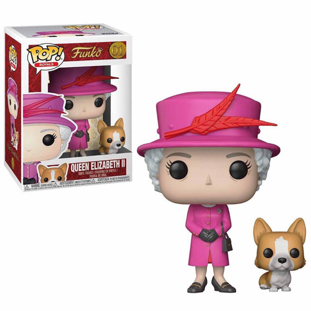 BEETLE FUNKO POP ROYALS QUEEN ELIZABETH II 英國女皇 伊莉莎白二世 粉 英女皇