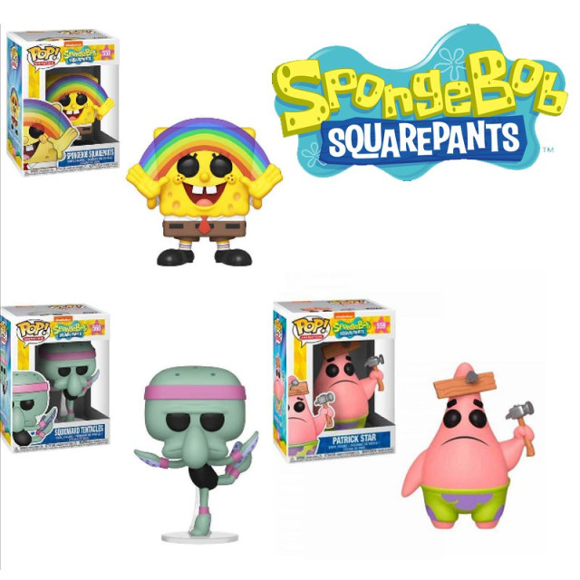 BEETLE FUNKO POP 海綿寶寶 SPONGEBOB 派大星 章魚哥 彩虹 瑜珈 卡通系列