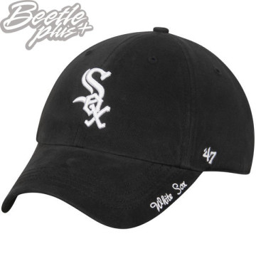 BEETLE 47 BRAND 芝加哥 白襪 CHICAGO WHITE SOX 大聯盟 MLB 黑白 草寫 老帽
