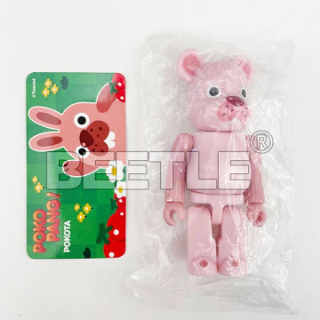 BEETLE BE@RBRICK LINE POKO PANG 波兔村 保衛戰 兔 BEARBRICK S35 100%