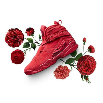 女生BEETLE NIKE AIR JORDAN 8 VALENTINES DAY 情人節 紅色 AQ2449-614