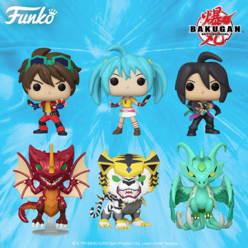 BEETLE FUNKO POP 爆丸 BAKUGAN 卡通 動漫 卡牌遊戲 獨角巨龍 空操彈馬 風見駿 神威鳳凰