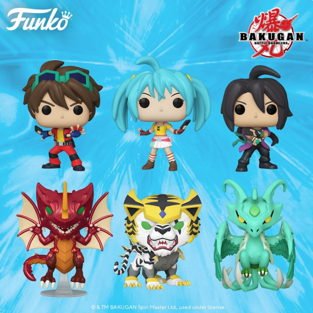 BEETLE FUNKO POP 爆丸 BAKUGAN 卡通 動漫 卡牌遊戲 獨角巨龍 空操彈馬 風見駿 神威鳳凰